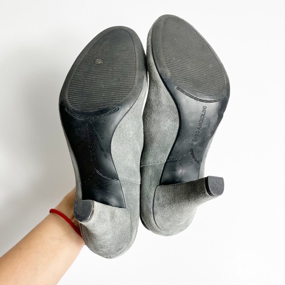 Enzo Angiolini Gray High Heel Women Boots Size 7 - Picture 3 of 3